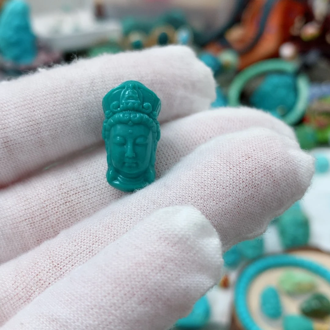 绿松石珠宝奇石未镶嵌