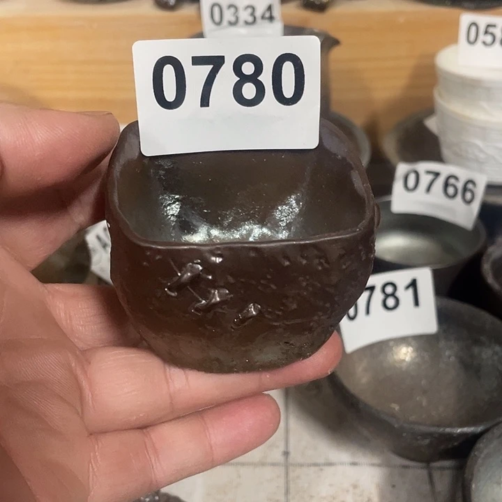 陶杯子柴烧纯手工780