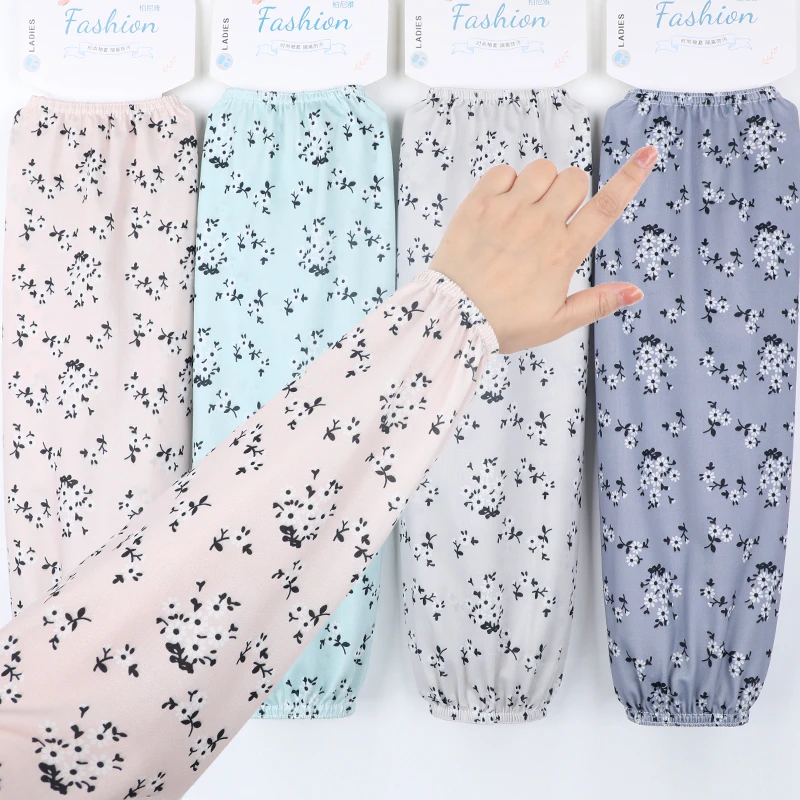 宽松大码防晒袖套女款爆款2025新款冰丝加长直筒干活工作骑车冰袖