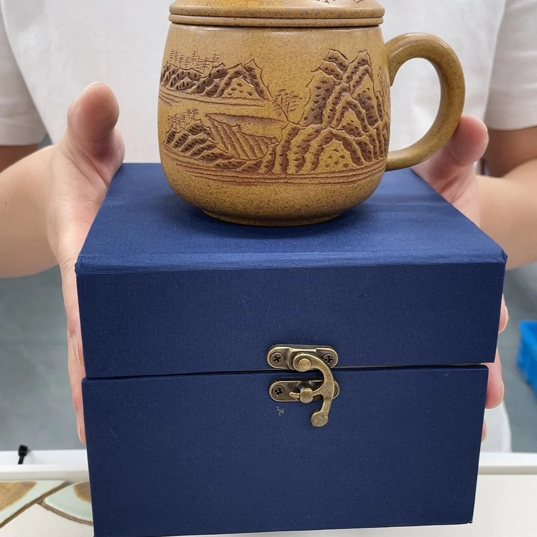 茶杯紫砂小观山三件套