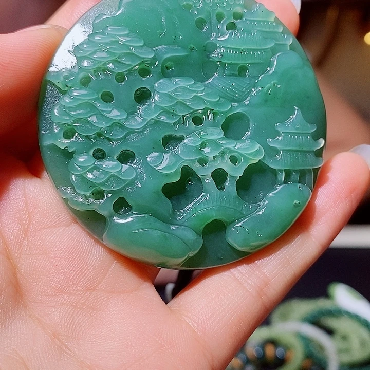 颈饰未镶嵌和田玉