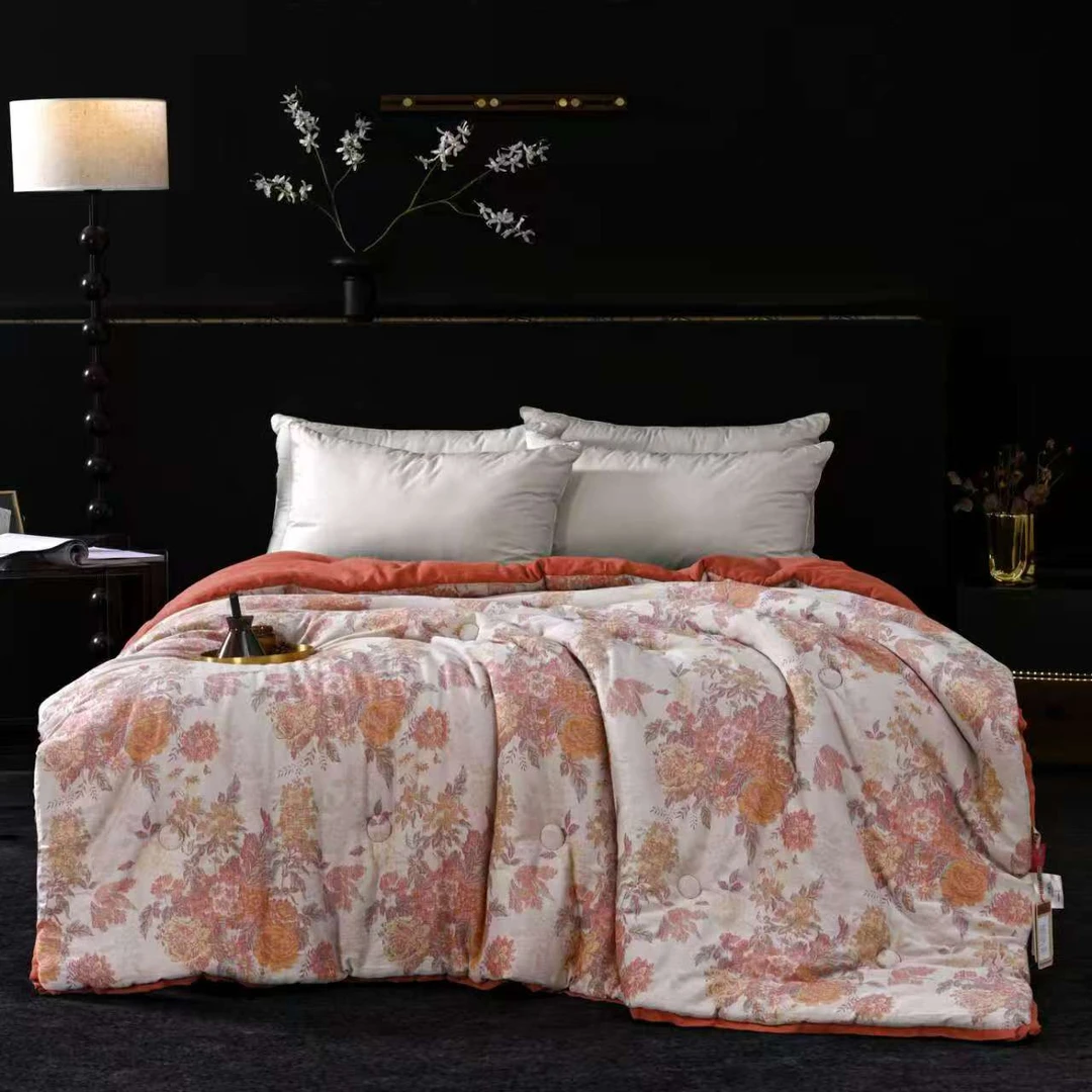 【花问春时】230*250cm床单亲肤舒适柔软轻奢双面可用