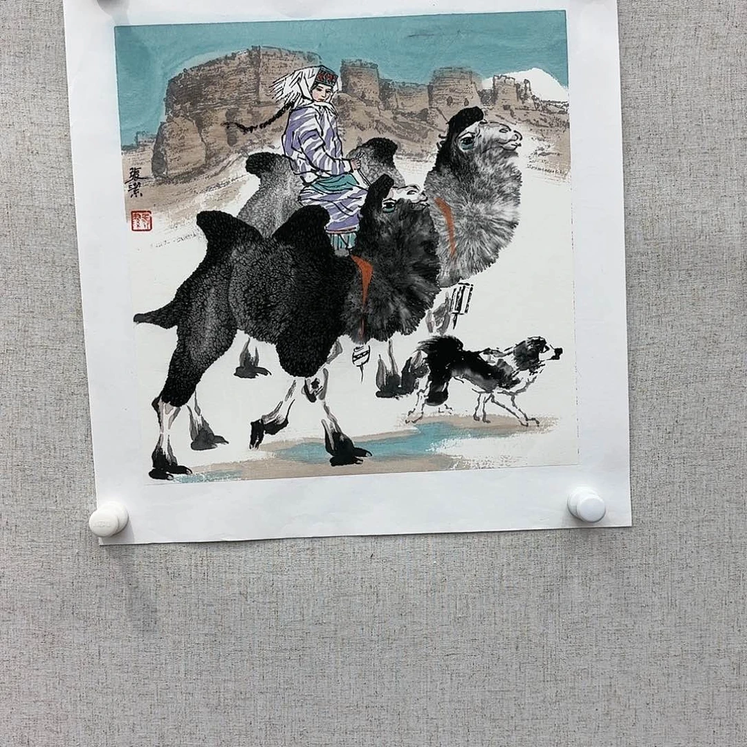 国画亲笔手绘原创