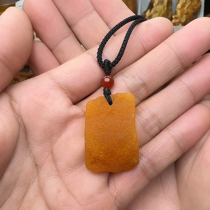 蜜蜡未镶嵌裸石天然蜜蜡吊坠