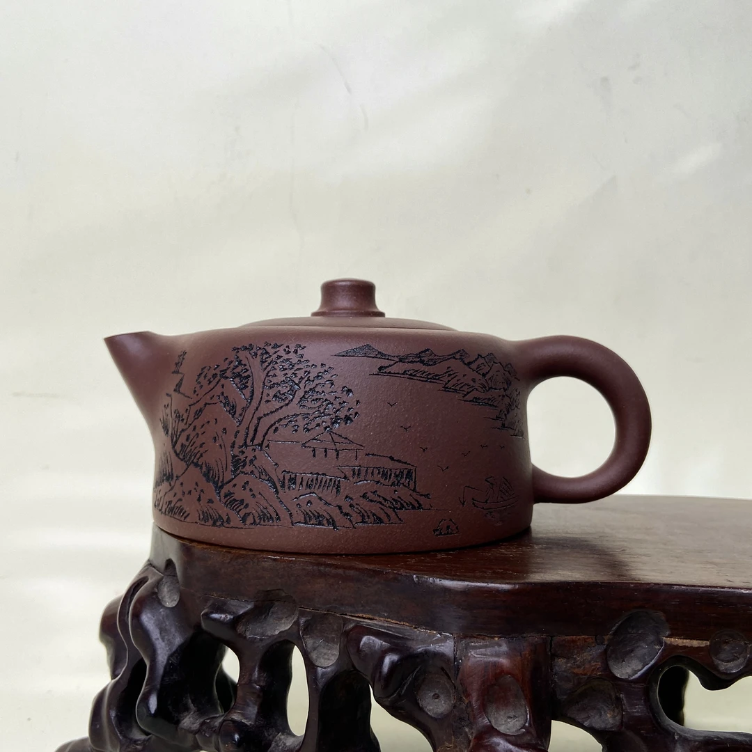 宜兴手工紫砂壶 GPQ4324-13（李进开）