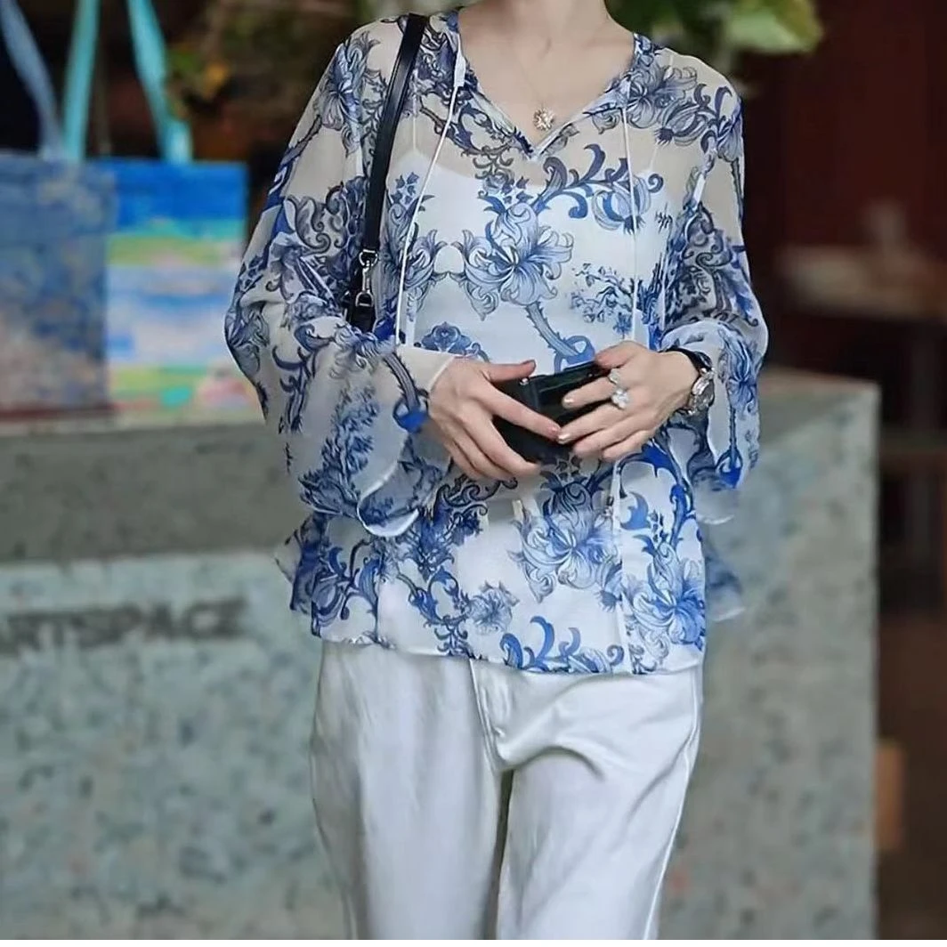 『梦幻玫瑰』春夏国风气质穿搭显瘦时尚休闲百搭上衣
