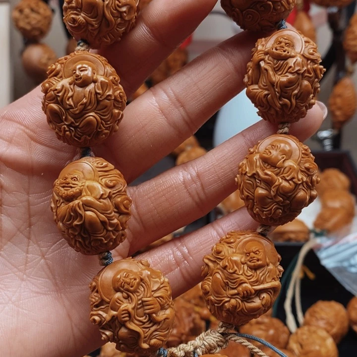 橄榄核手串/手链祥云罗汉2.3