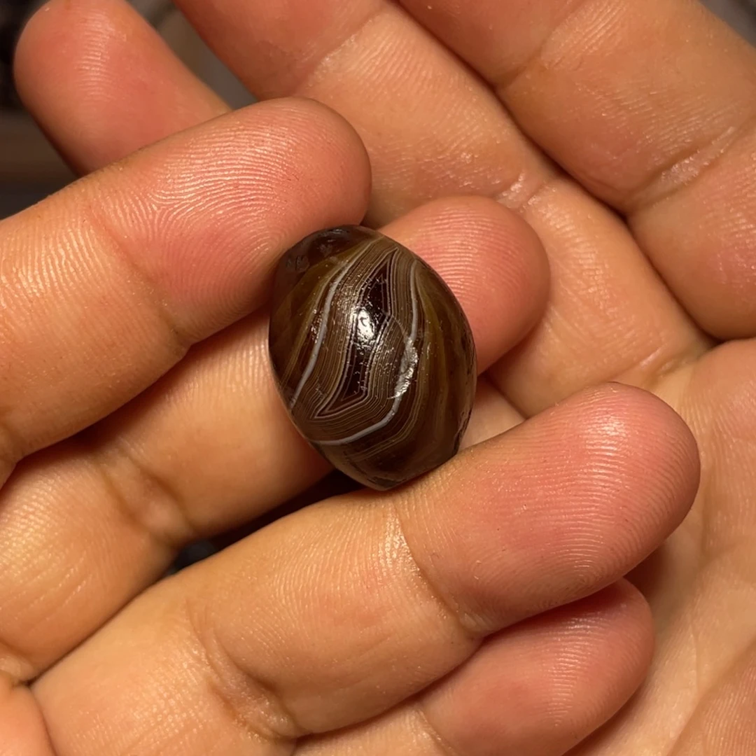 玛瑙/玉髓单珠未镶嵌