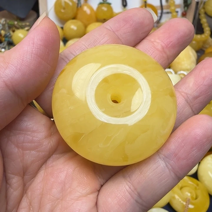 蜜蜡未镶嵌颈饰天然蜜蜡