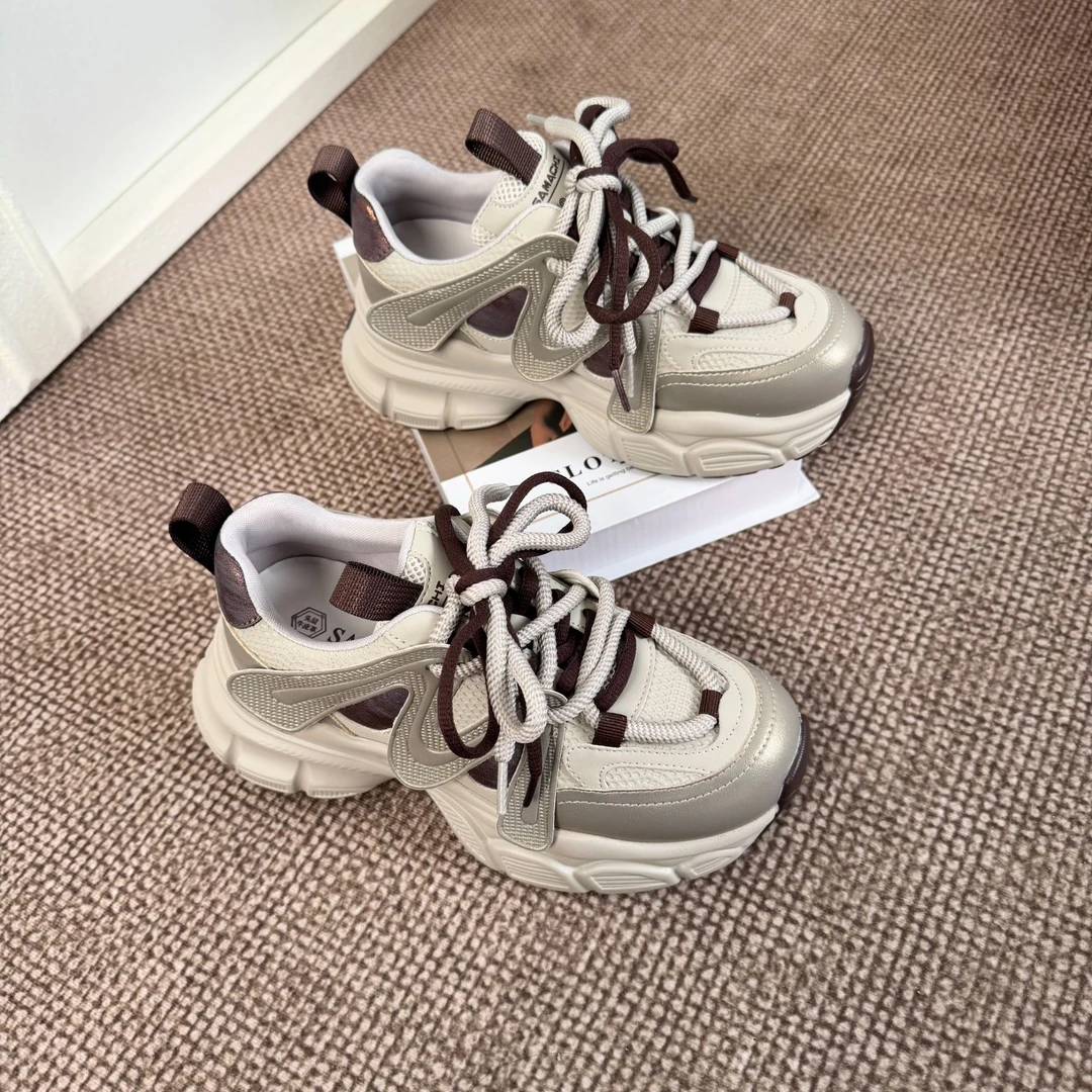 萨玛驰女款女生厚底增高软底时尚休闲老爹鞋运动鞋女鞋/165110047