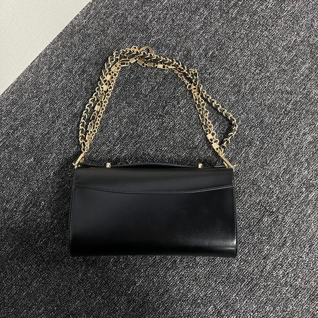 【黑色】简约百搭斜跨包34206