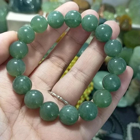 岫玉未镶嵌岫玉手串