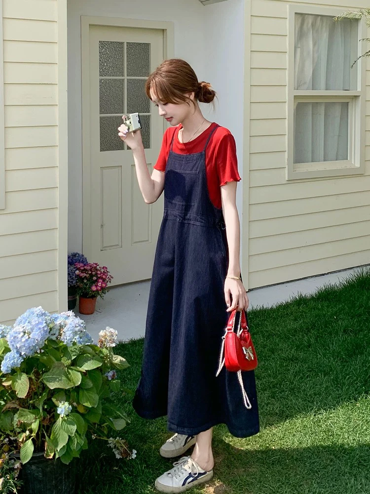 838两件套牛仔减龄显瘦牛仔裙