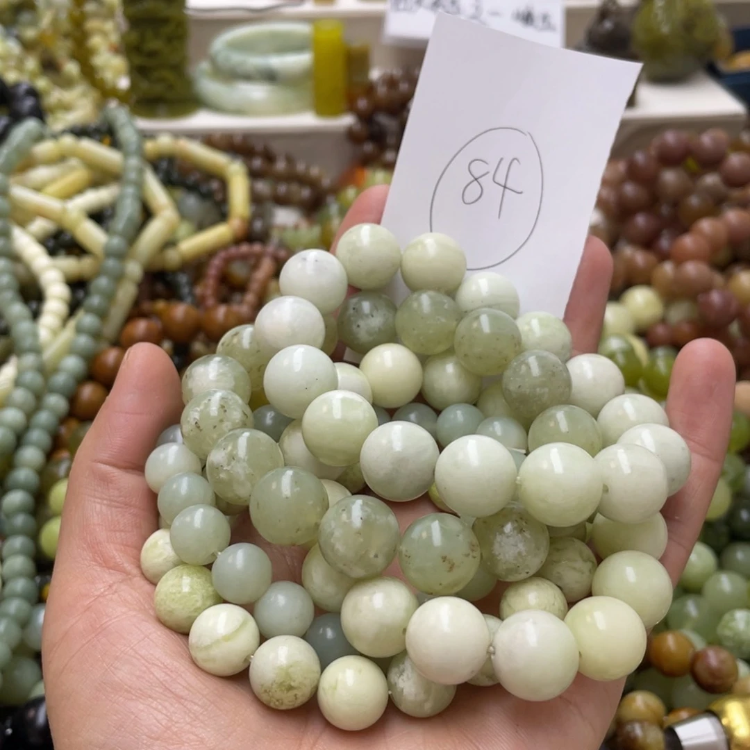 蛇纹石玉手链未镶嵌