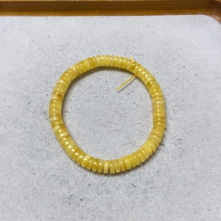 蜜蜡未镶嵌裸石手串