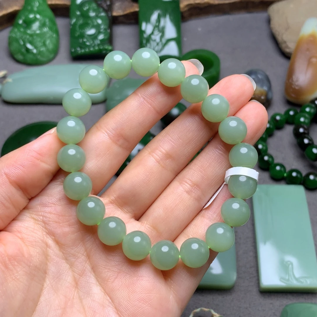 满***满和田玉未镶嵌颈饰手串