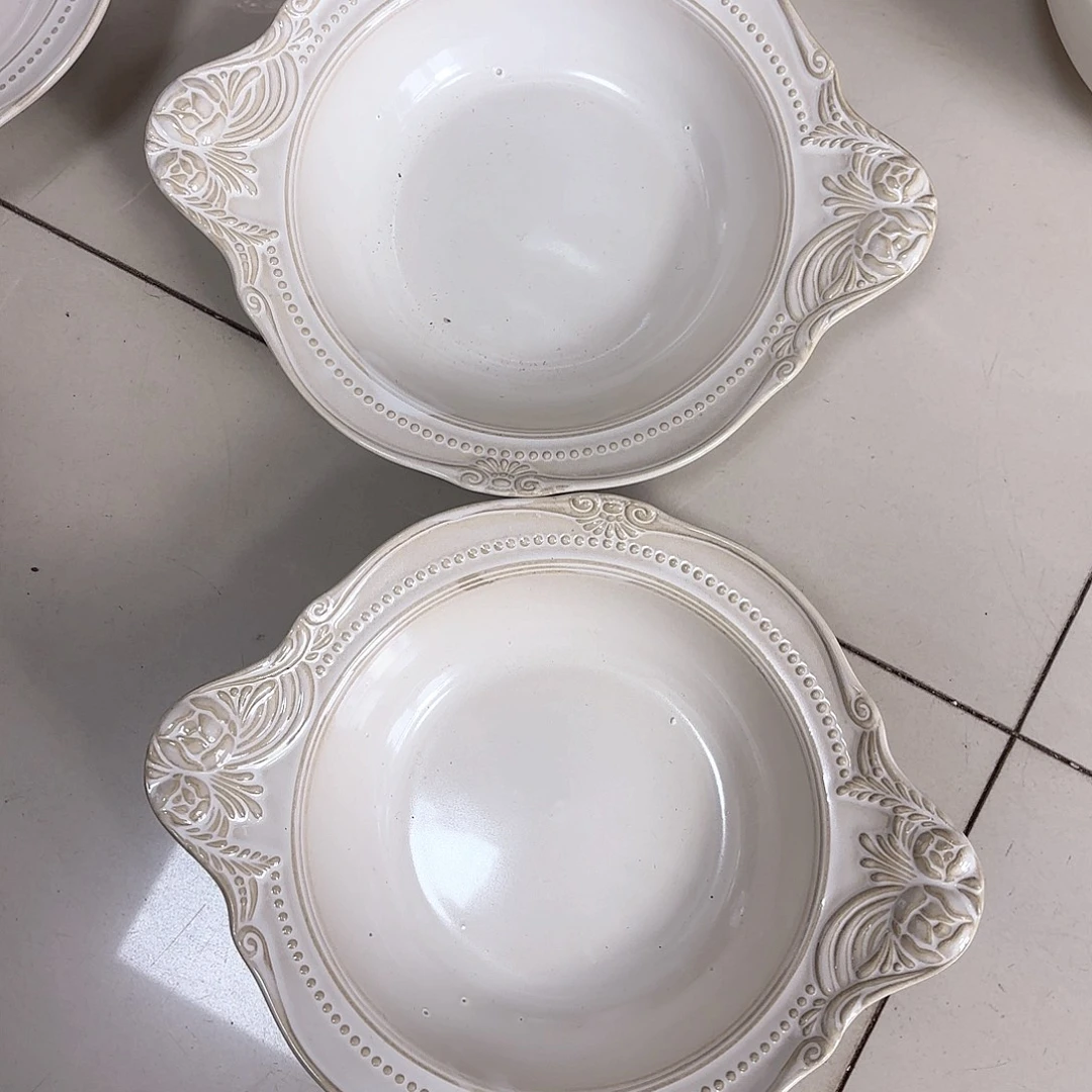 瓷片瑕疵特价陶瓷大碗