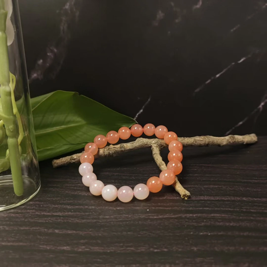 盐源玛瑙渐变手串卡10（1192）