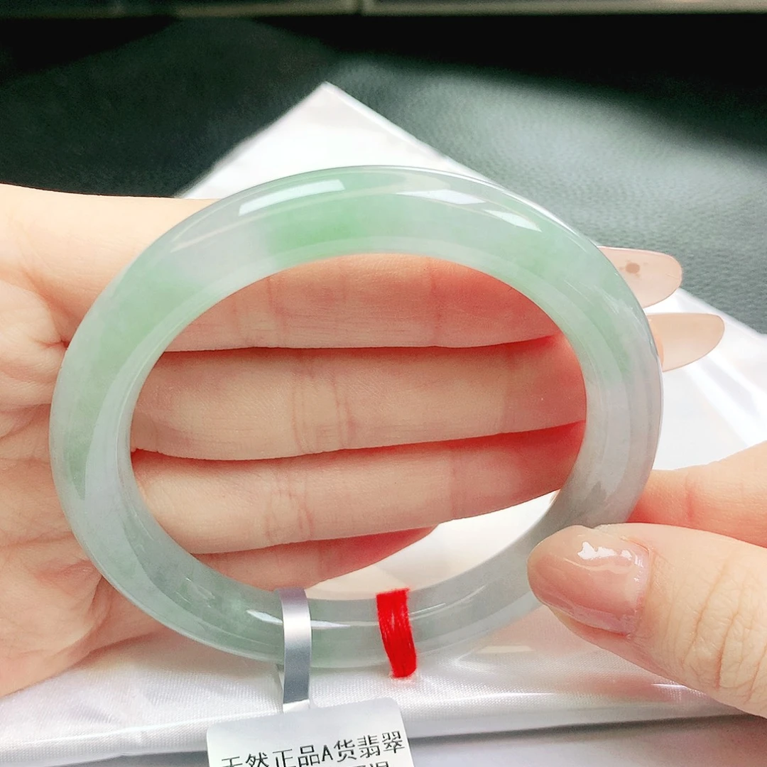 翡翠未镶嵌手镯缅甸天然a货翡翠