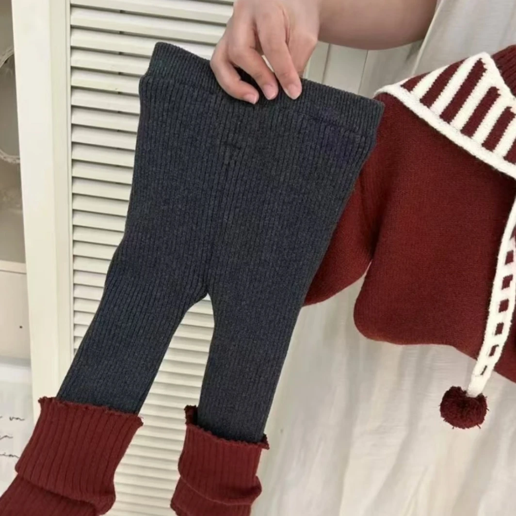 【Rainbow】2024冬款加厚打底裤棉裤外穿百搭-68287