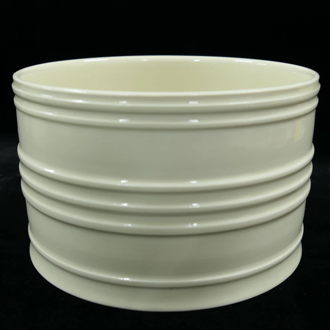 瑕疵  （介意者勿拍）定窑玄纹炉  手工拉坯陶瓷陶瓷螺纹