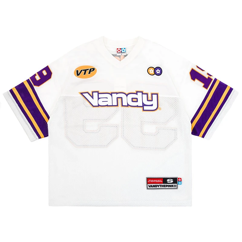 【NewJeans同款】VANDYTHEPINK 24SS Hockey Jersey Silver 冰球服