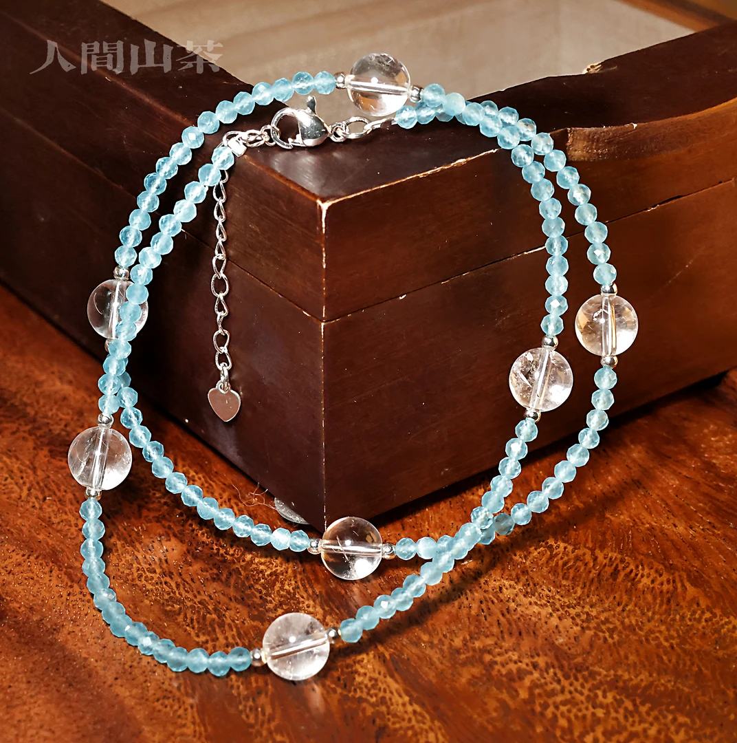 人间山茶 SA-2523 蓝玉髓项链