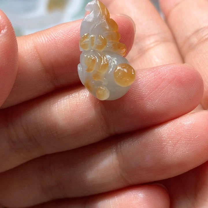 未镶嵌定制翡翠钱袋