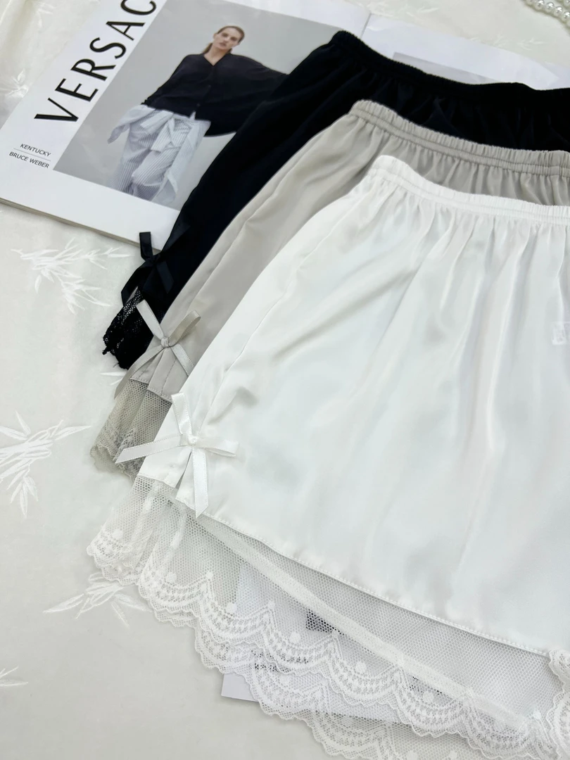 【T.T】蕾丝安全裤配裙子防走光保险短裤大码宽松性感夏季薄款睡裤