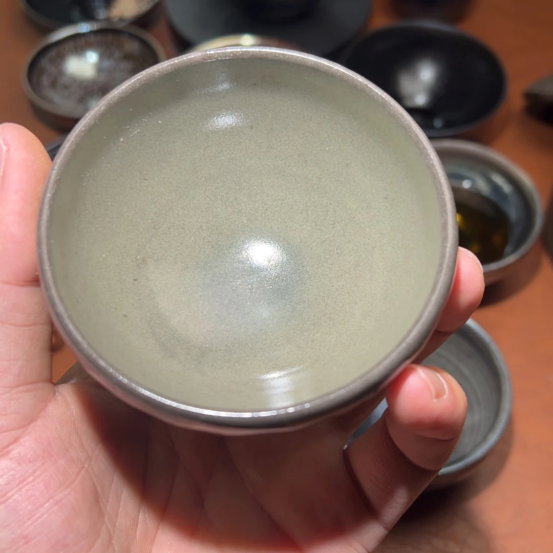 茶盏柴烧主人杯建窑建盏茶盏