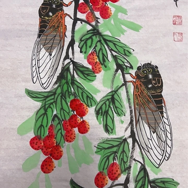 国画老师纯手绘作品欣赏