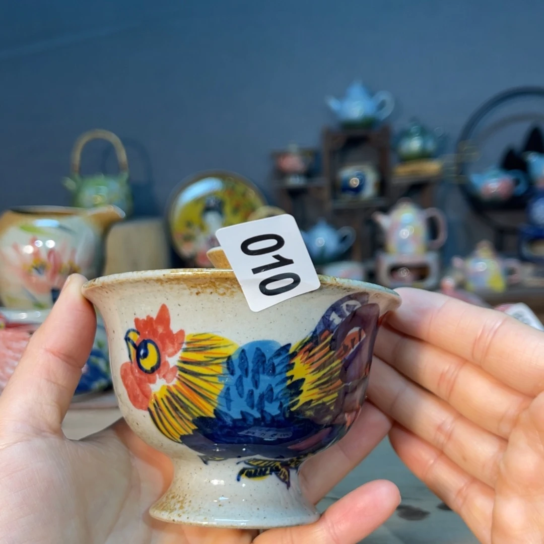 杯素浅陶瓷手工手绘