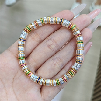 足银银制品 【小北珠宝】足银DIY单圈手串6-H34X137
