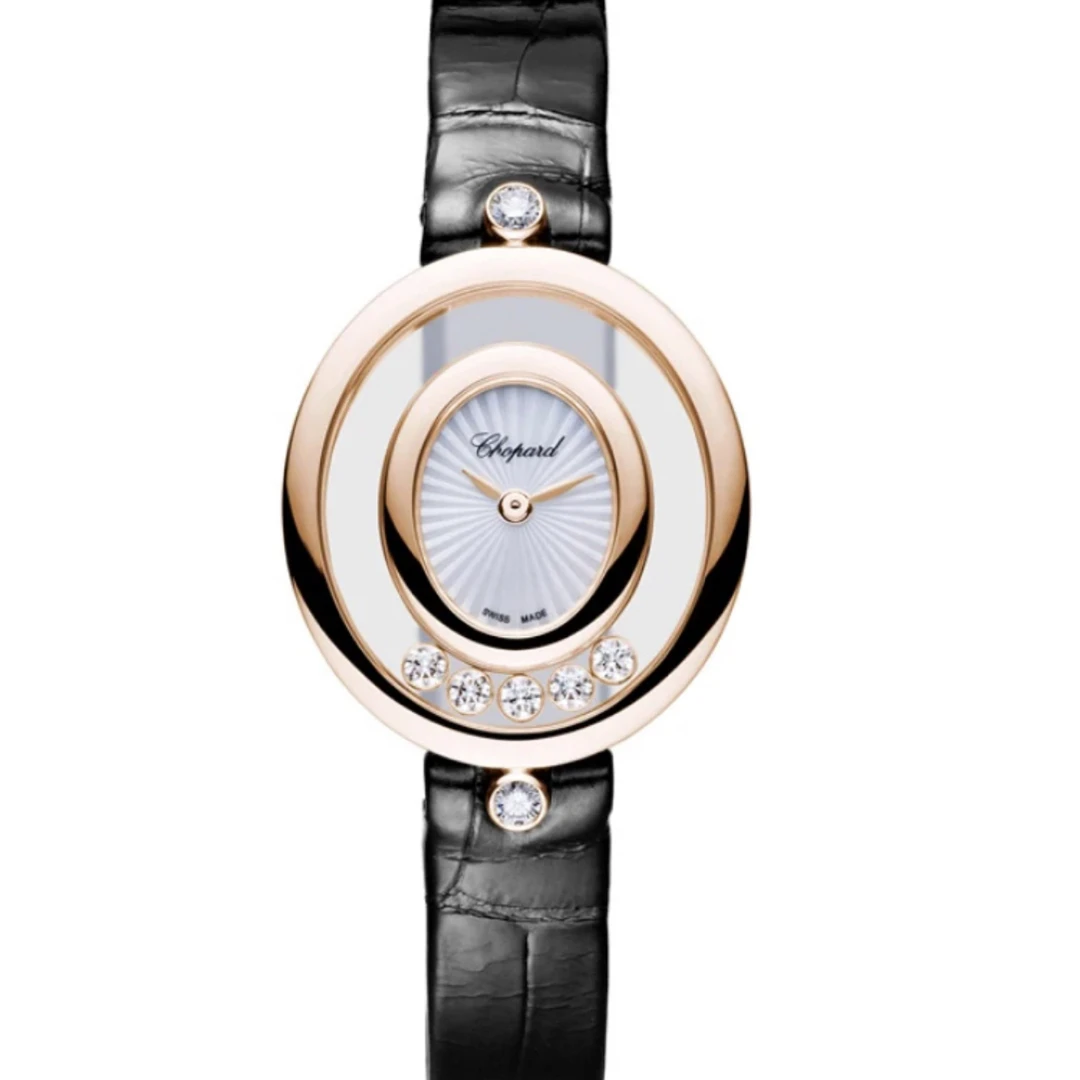 99新 Chopard/萧邦 快乐钻204305-5301 石英 28*25 22年全套 寄售