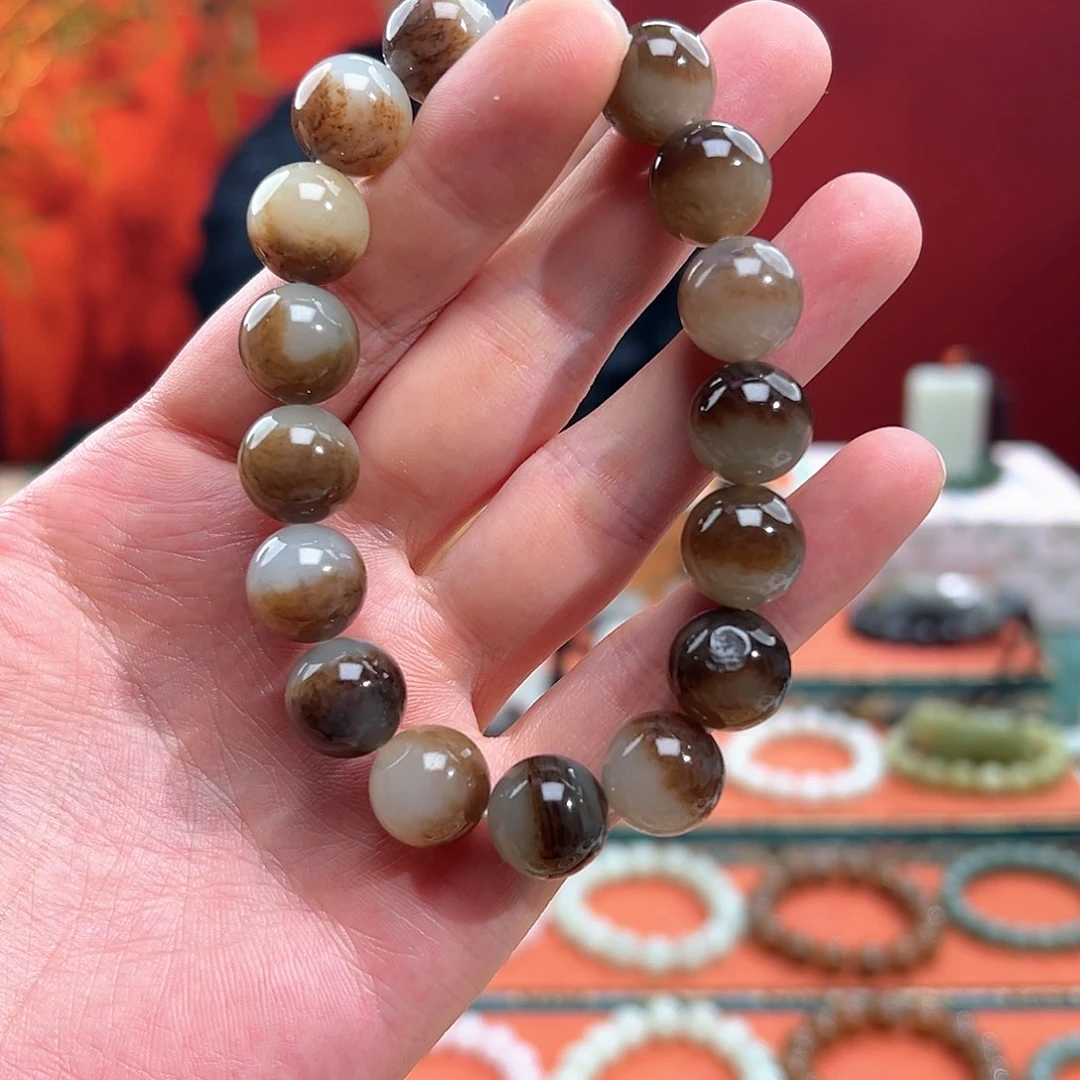 未镶嵌手串和田玉13mm