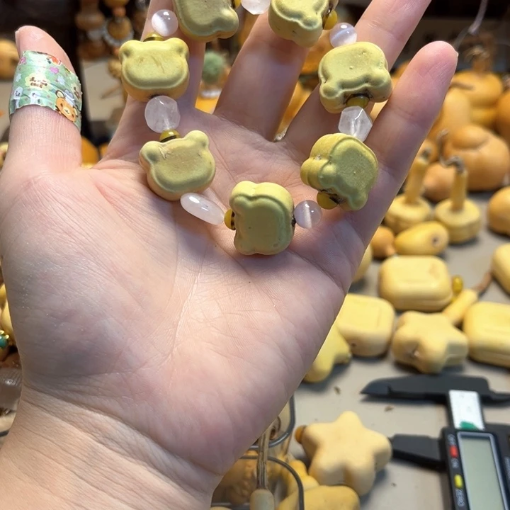 微瑕熊饼干手串葫芦