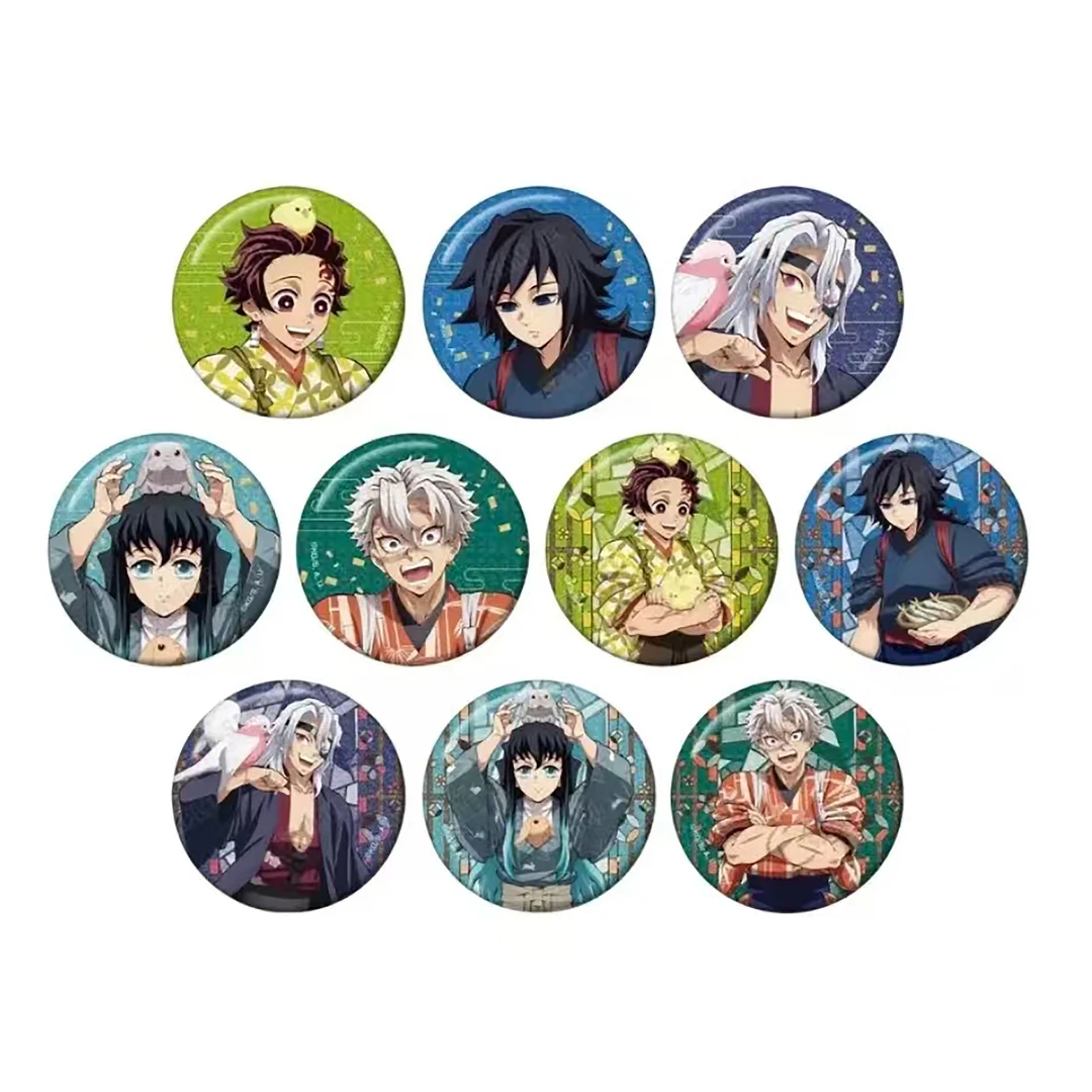 正版日谷-《鬼灭之刃》柱展原画东武动物园系列吧唧徽章盲盒(代拆)