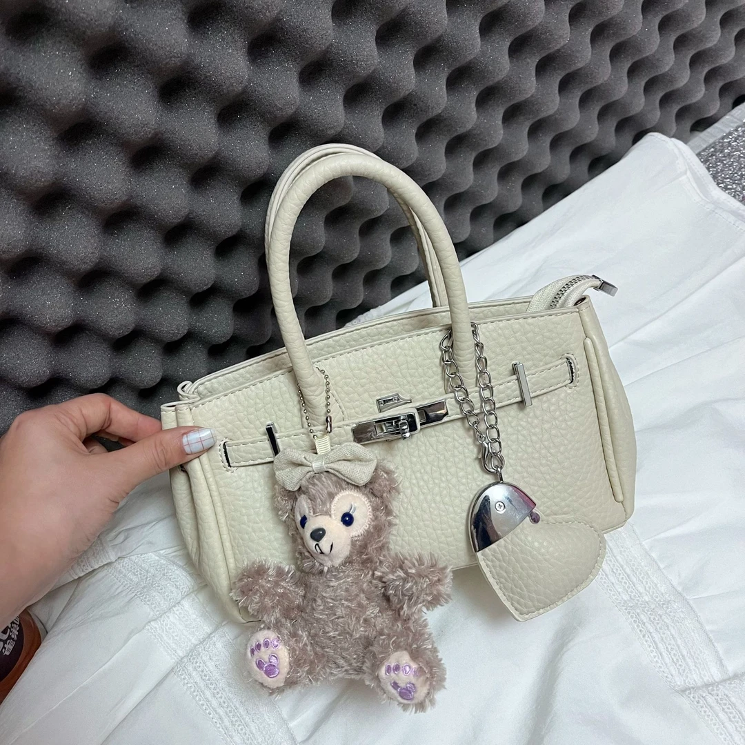 【白富美】2025铂金包高级感气质手提包轻奢时尚百搭斜挎包凯莉包女