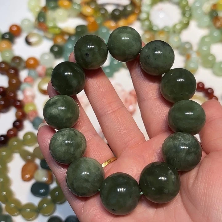 蛇纹石玉未镶嵌手串