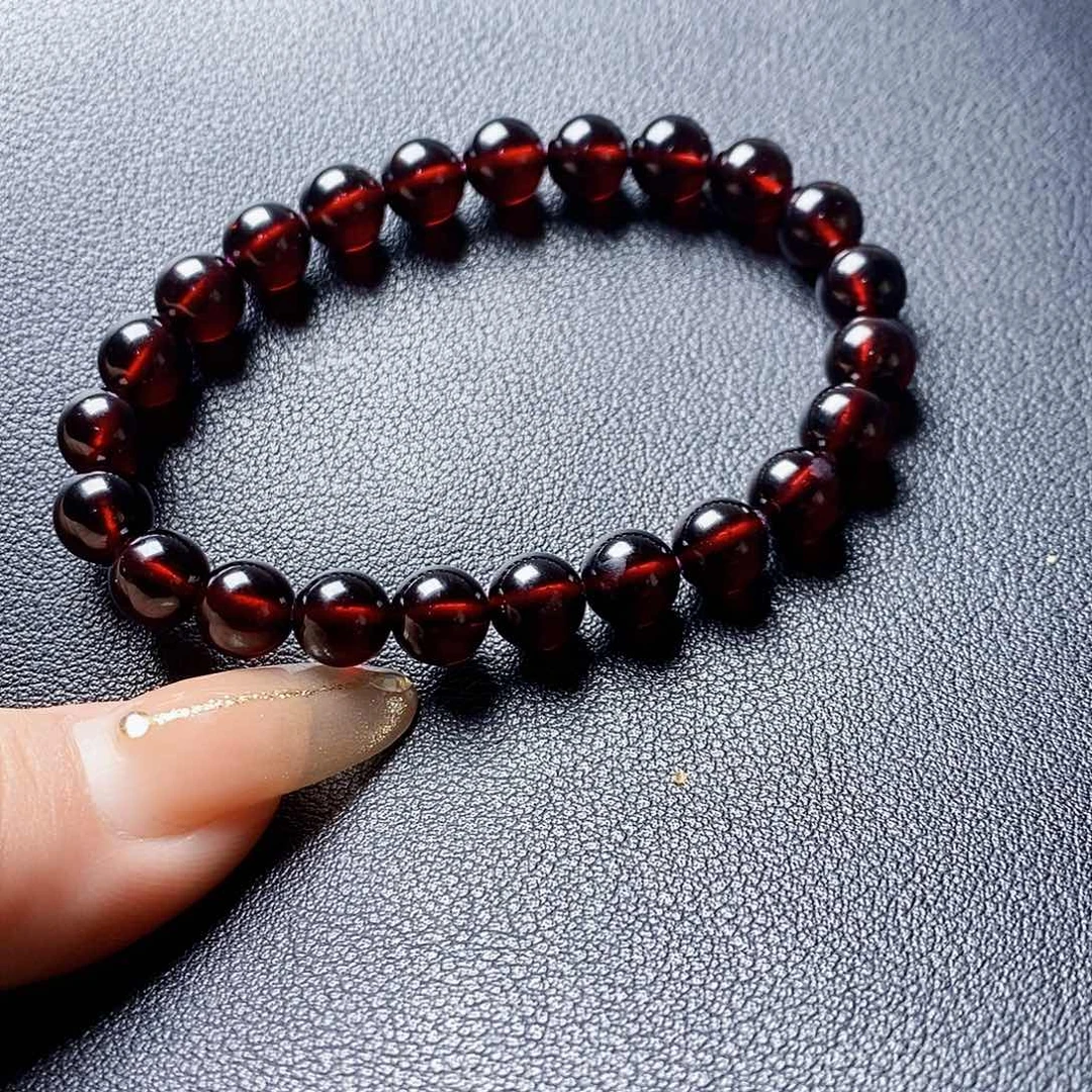 石榴石手链未镶嵌8.0单圈毕业级