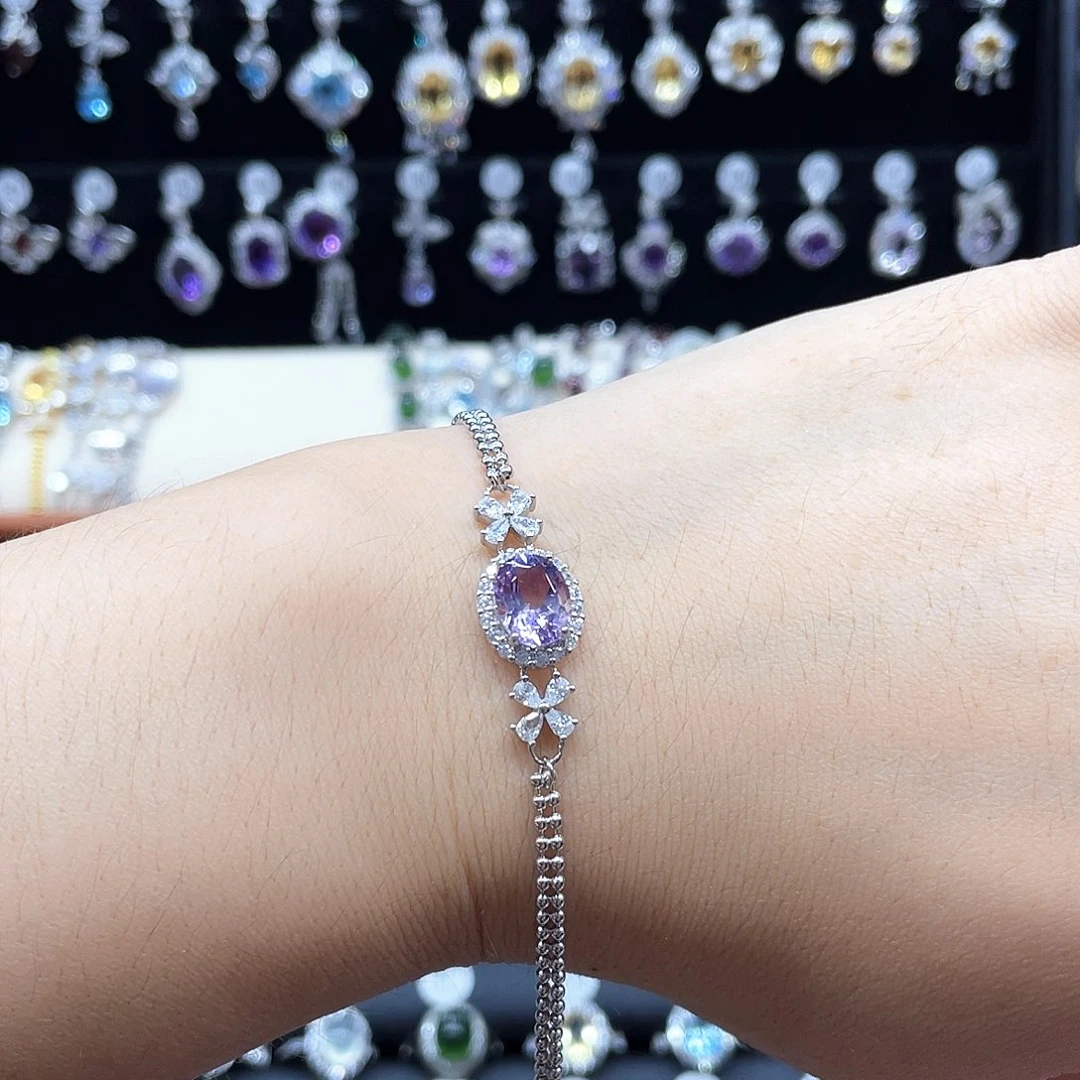 煕***愛银S925镶嵌手链水晶