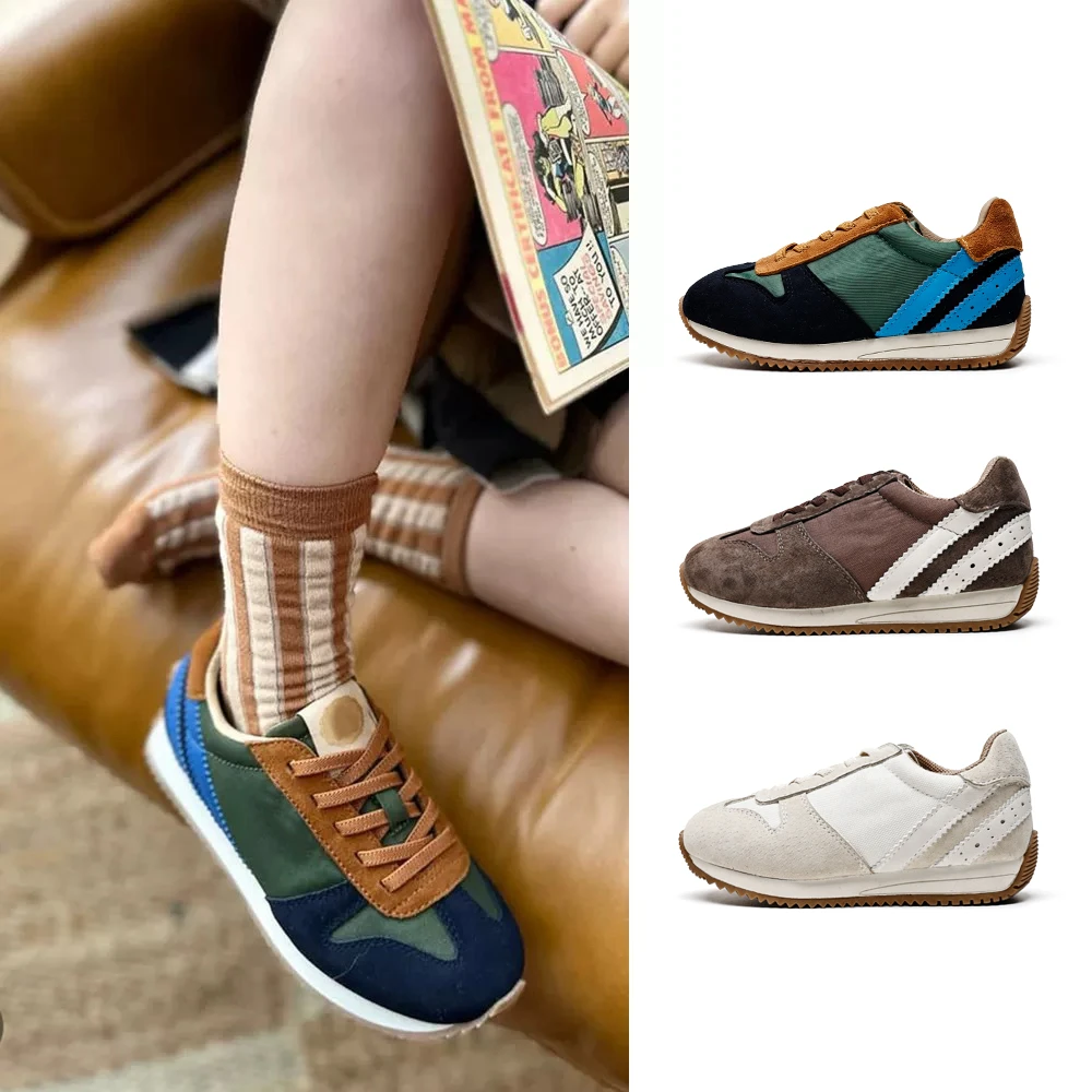 2025春季新款儿童阿甘运动鞋韩版童轻便套脚休闲跑步鞋女童鞋1898