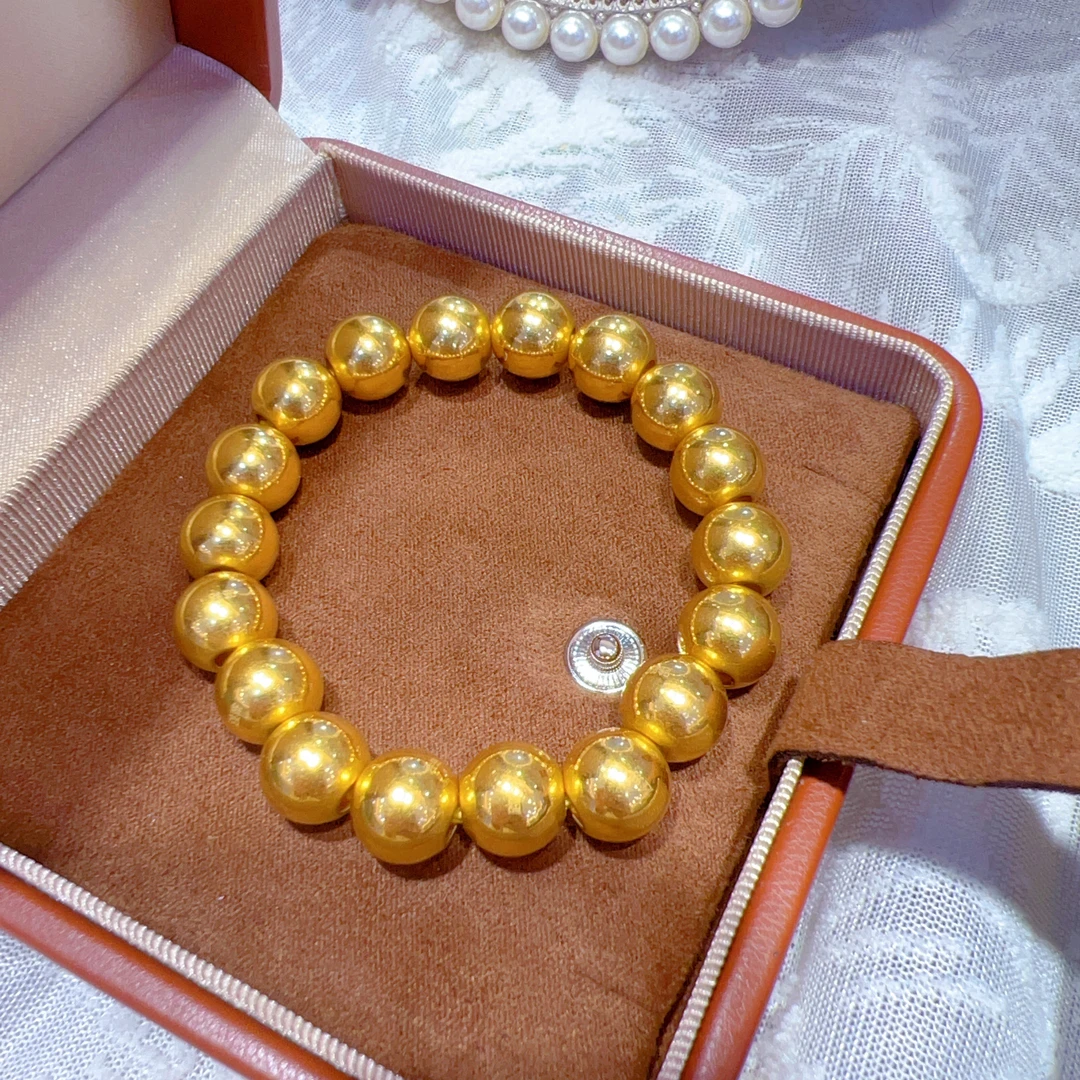 【伊一专属】足金999 双十二大促 南洋大金珠卡10mm