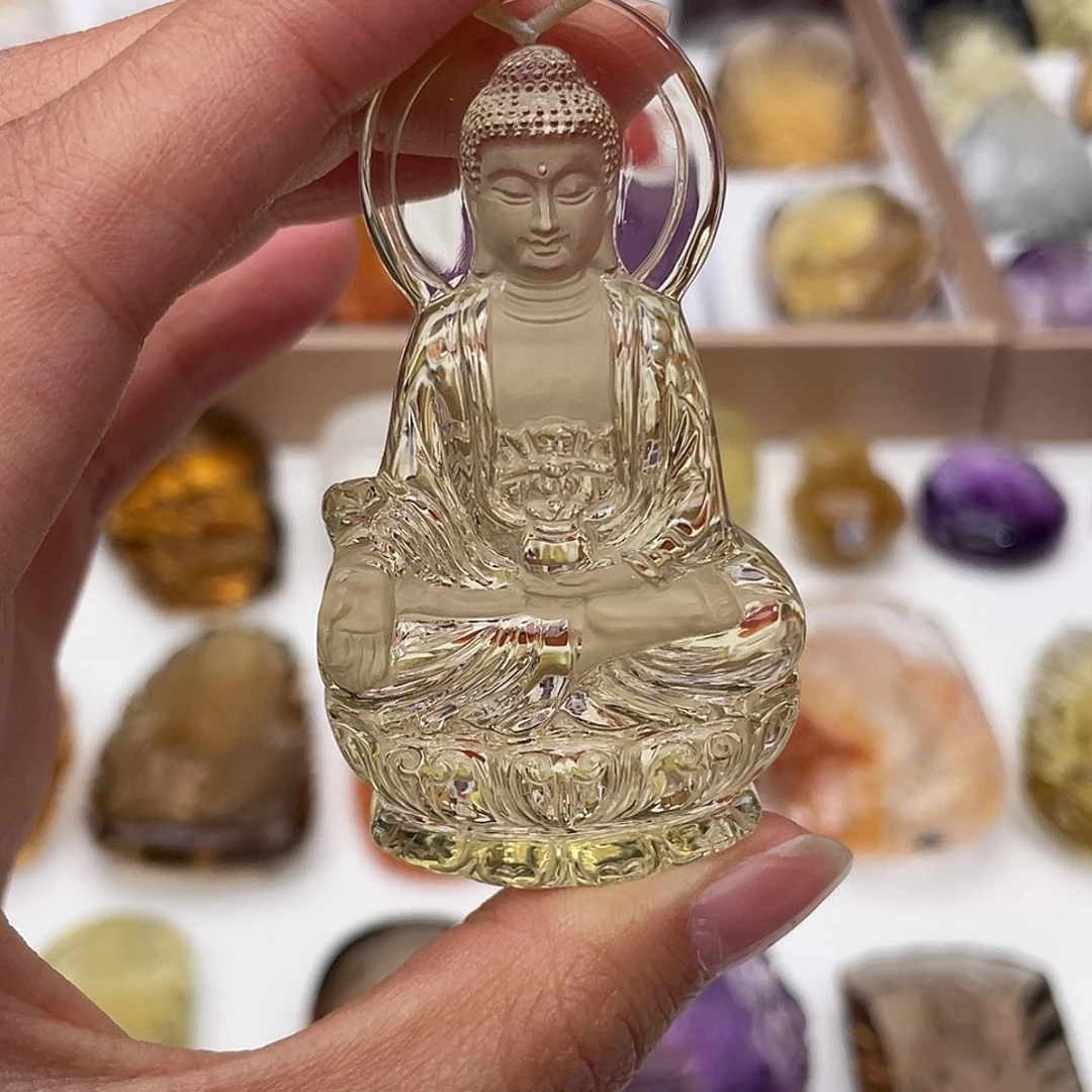 颈饰未镶嵌水晶定制吊坠