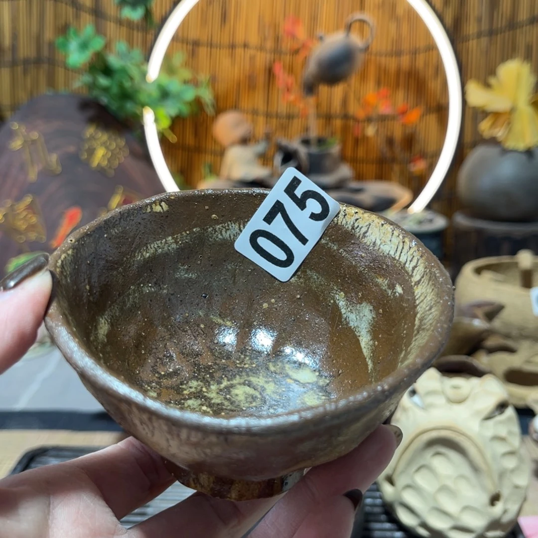 木村信鸿柴烧宝瓶