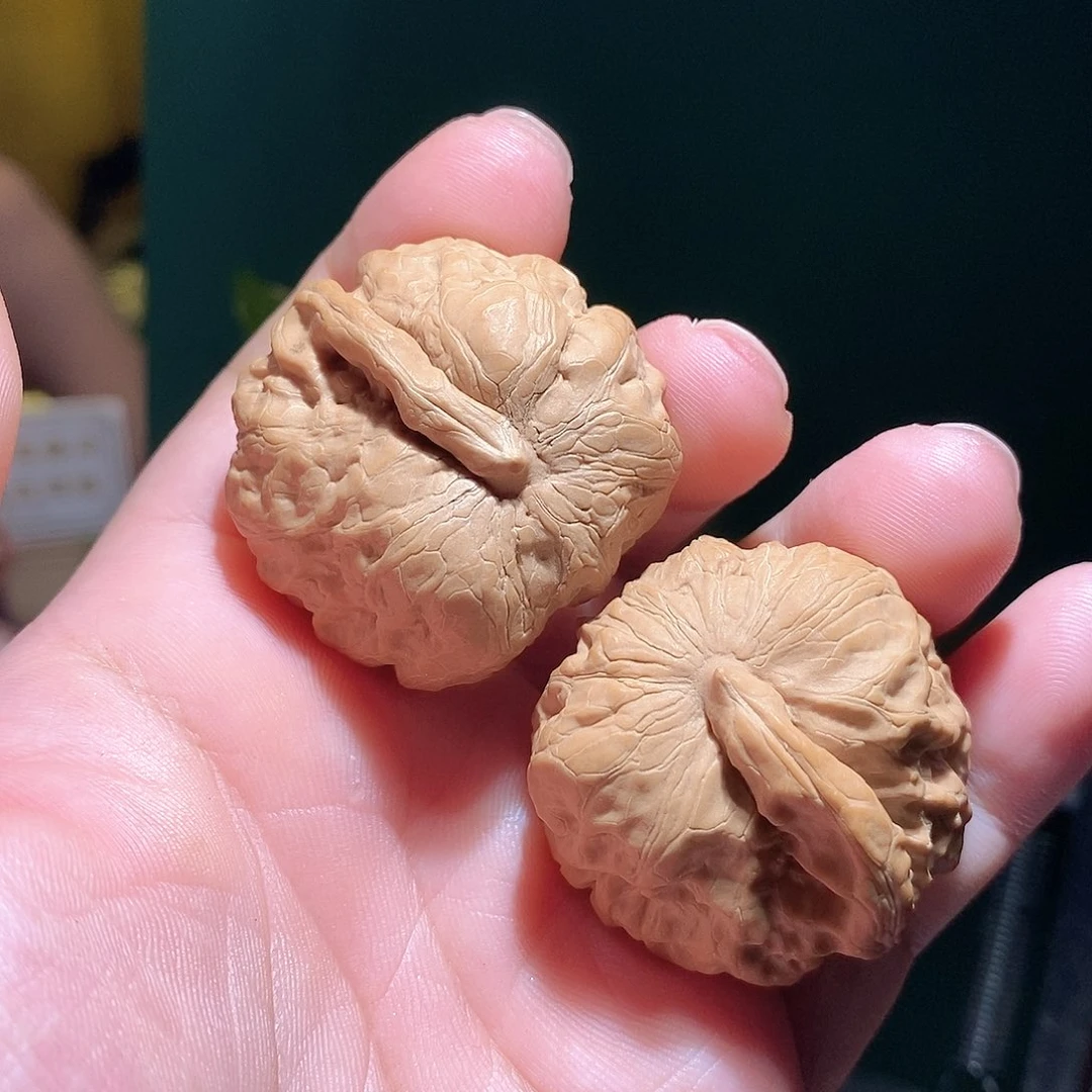 把件文玩核桃39蛤蟆头全品