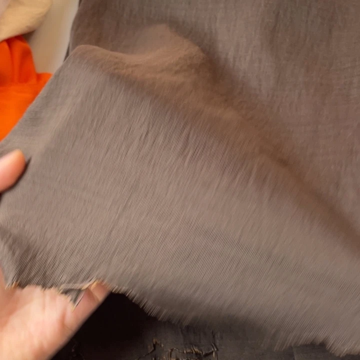 天丝（莱赛尔纤维）深咖棉麻2米