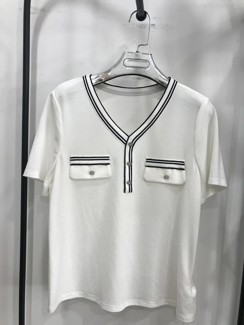 短袖纯色夏季设计师套头款简约休闲针织衫气质薄款