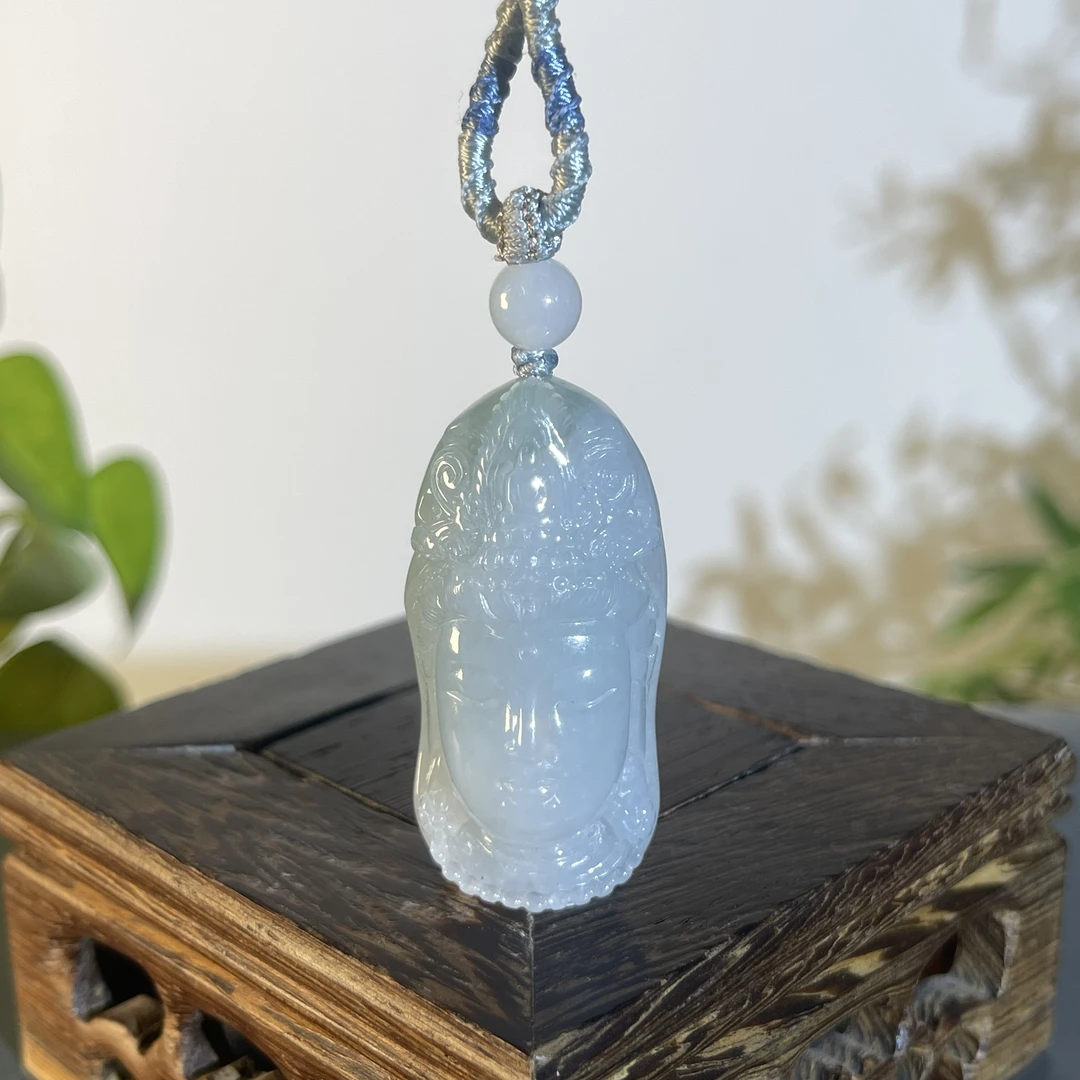 JXB21-85  天然缅甸A货翡翠 出人头地