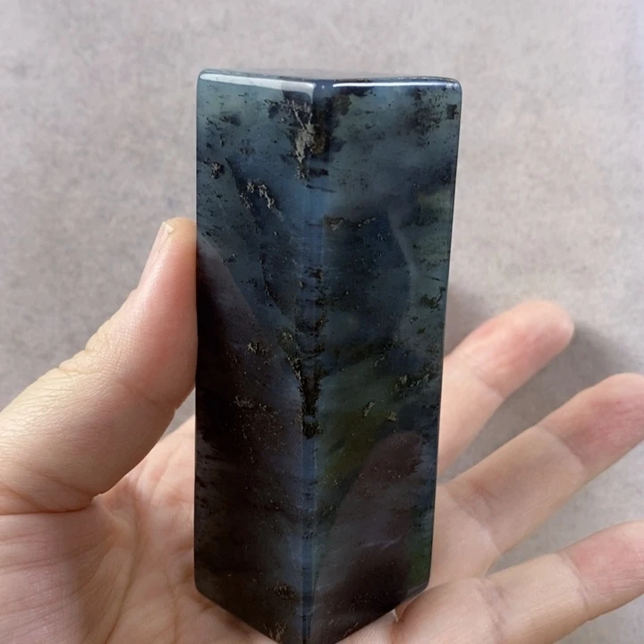 岫玉手把件未镶嵌